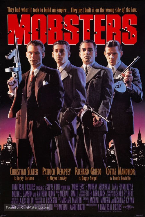Pixie Posters Mobsters Movie Poster A2 Size