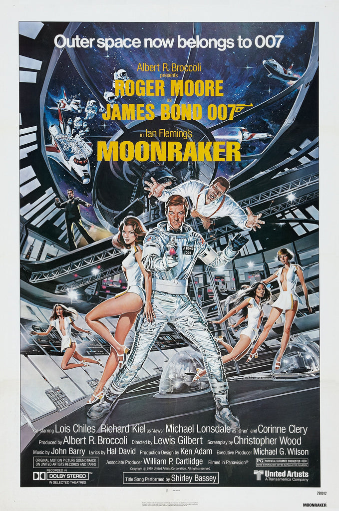 Premium Moonraker A4 Size Movie Poster