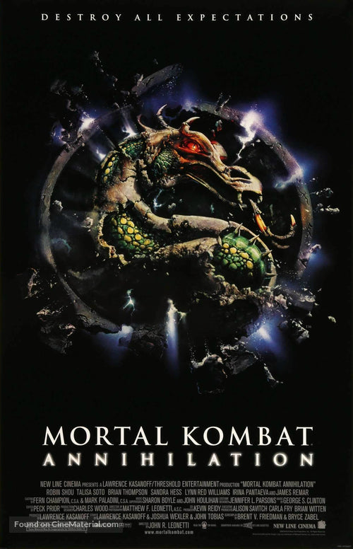 Mortal Kombat: Annihilation A2 Movie Poster-Pixie Posters