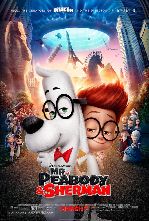Mr. Peabody & Sherman A2 Movie Poster-Pixie Posters