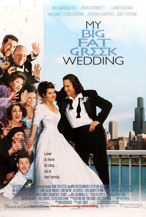 My Big Fat Greek Wedding A2 Movie Poster-Pixie Posters