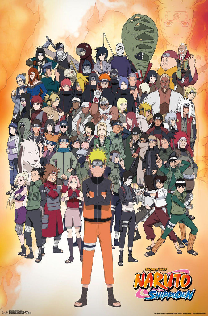 Premium Naruto Anime Option 1  A4 Size Posters