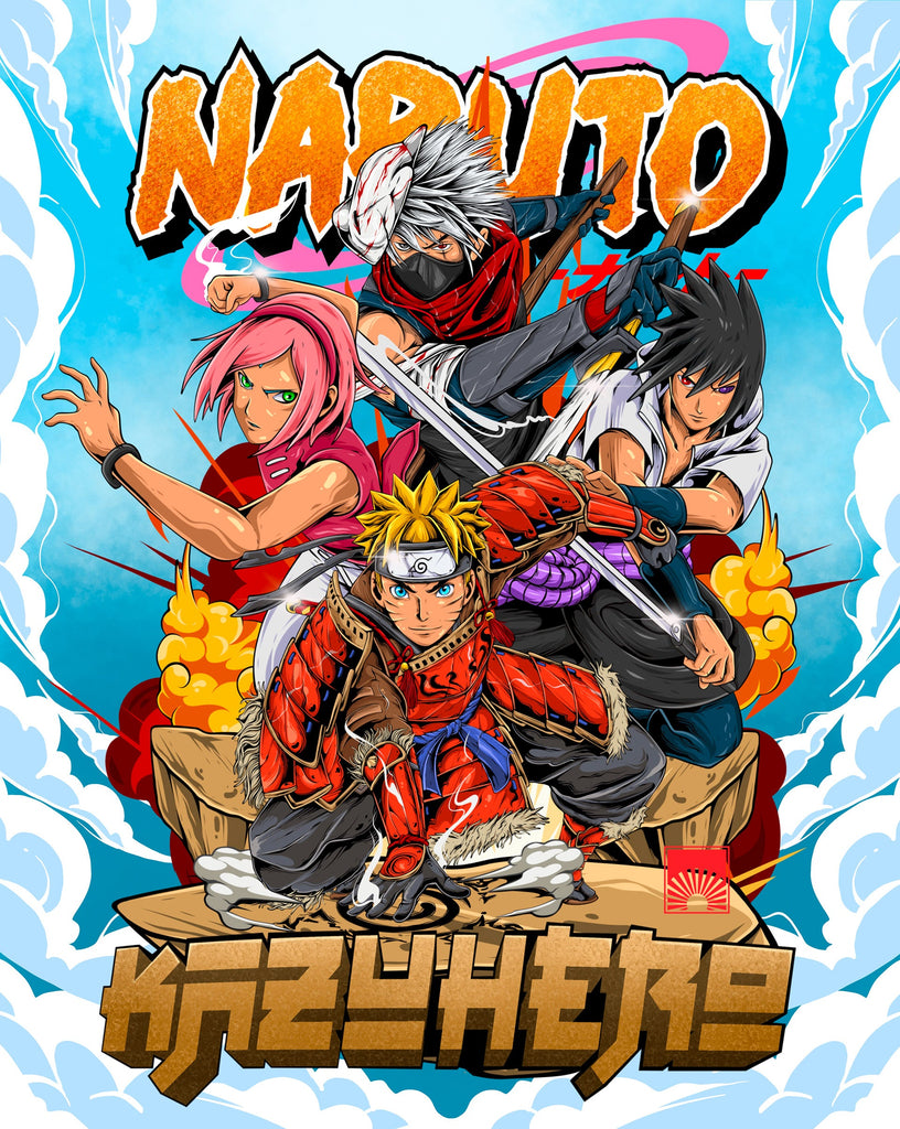 Premium Naruto Anime Option 32  A4 Size Posters