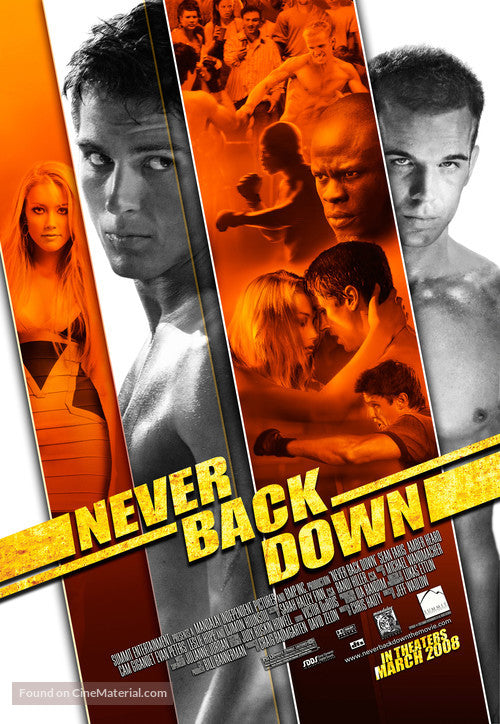 High Quality Never Back Down A2 Movie Poster – Pixie Posters