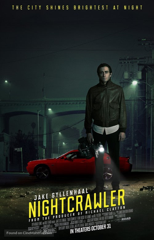 Nightcrawler A2 Movie Poster-Pixie Posters