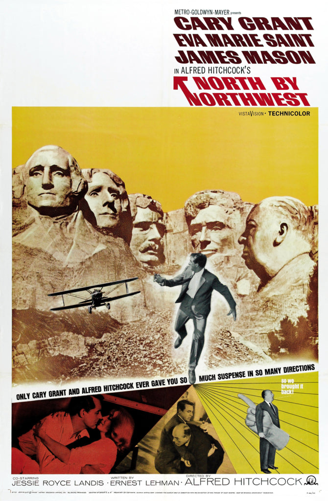 Premium North By Northwest A3 Size Movie Poster