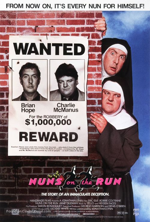 Pixie Posters Nuns on the Run Movie Poster A2 Size