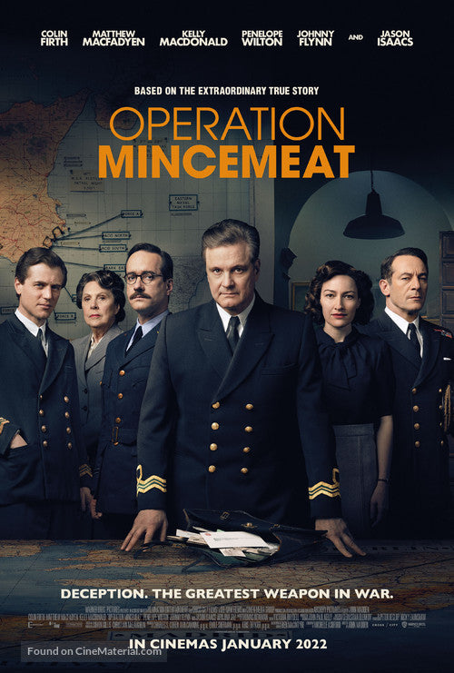 Pixie Posters Operation Mincemeat Movie Poster A2 Size