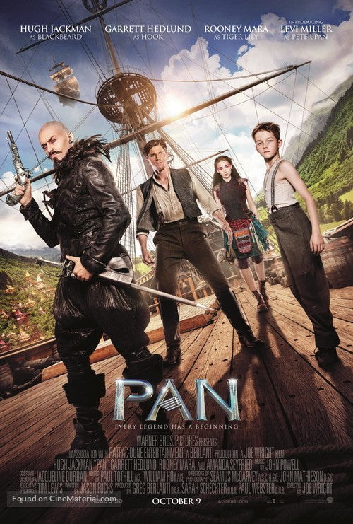 Pixie Posters Pan Movie Poster A2 Size