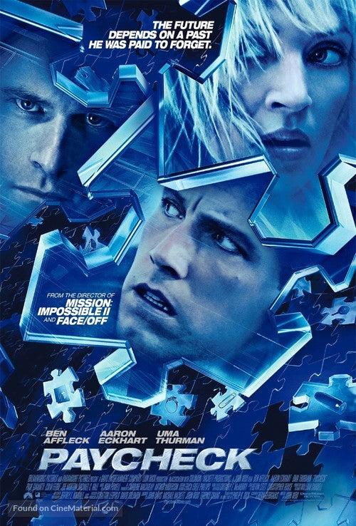 Pixie Posters Paycheck Movie Poster A2 Size