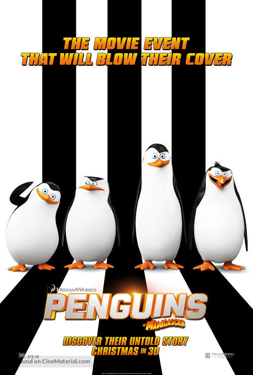 Penguins of Madagascar A2 Movie Poster-Pixie Posters