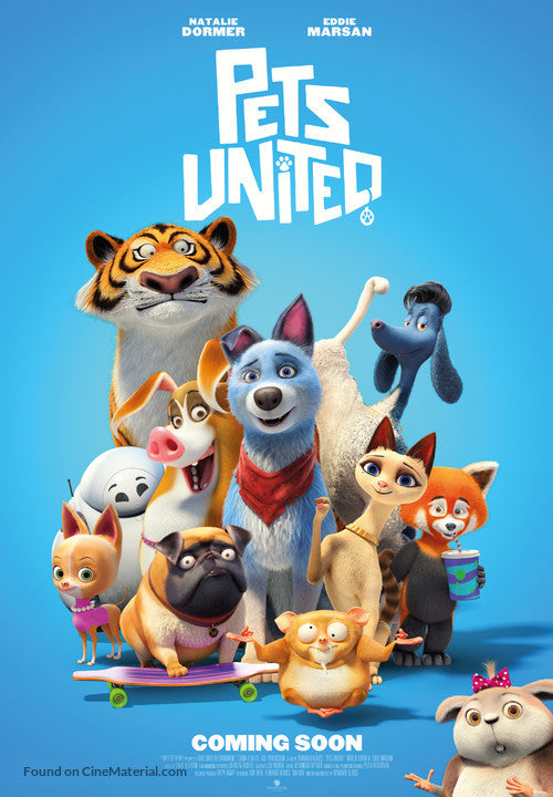 Pixie Posters Pets United Movie Poster A2 Size