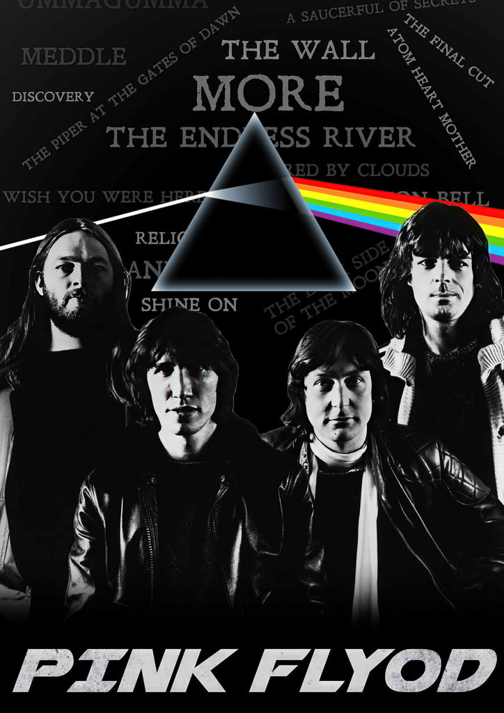 Premium Pink Floyd 1 Vintage Gig A2 Size Posters