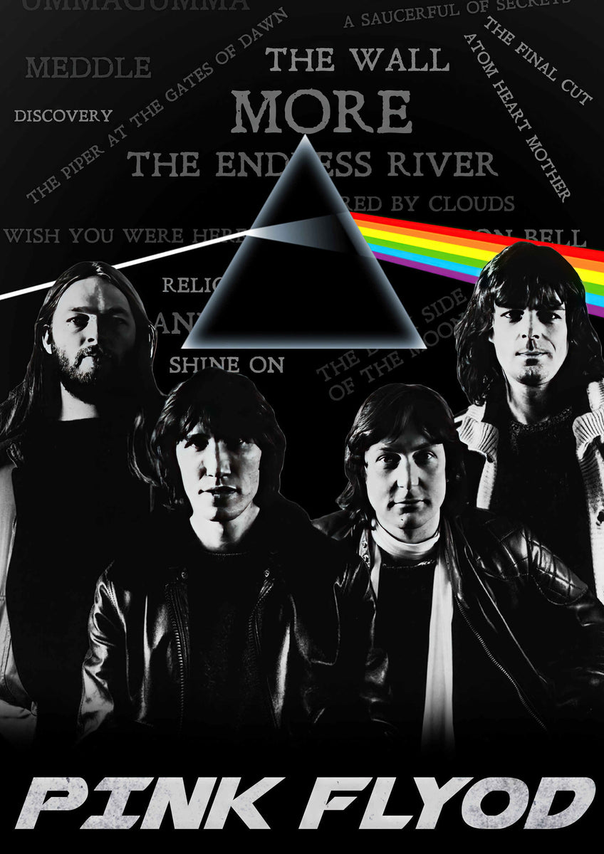 High Quality Pink Floyd 1 Vintage Gig A2 Size Poster – Pixie Posters