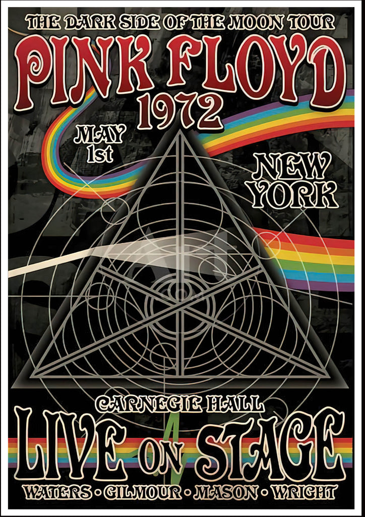 Premium pink floyd Vintage Gig A2 Size Posters