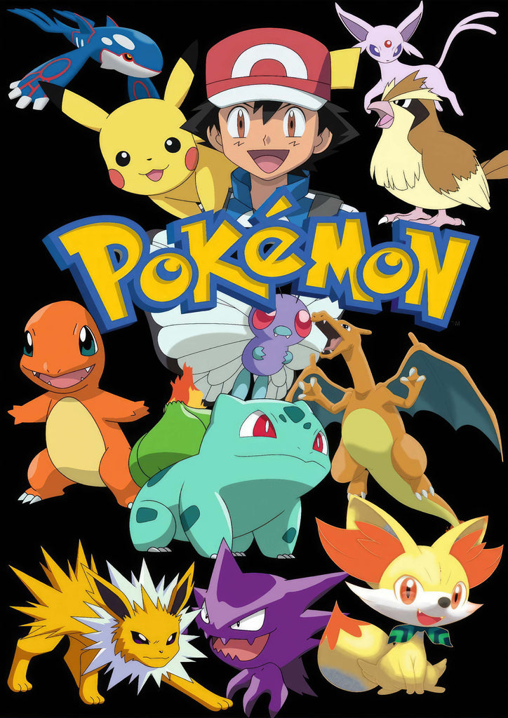 Premium Pokemon Anime Style 1 A4 Size Posters