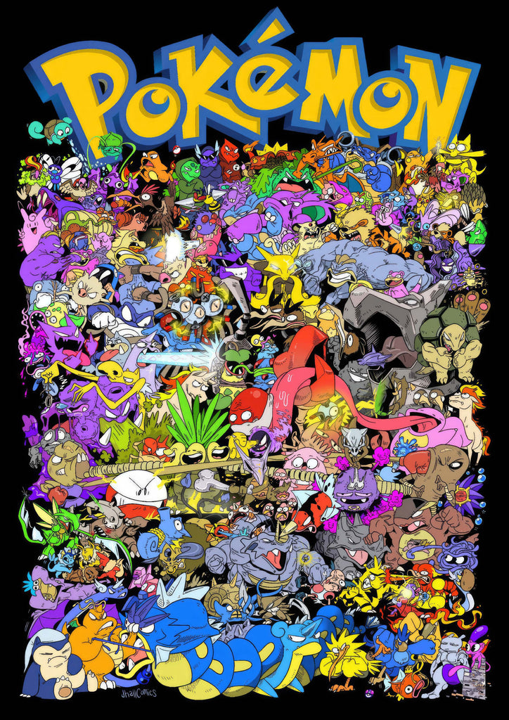 Premium Pokemon Anime Style 34 A3 Size Posters