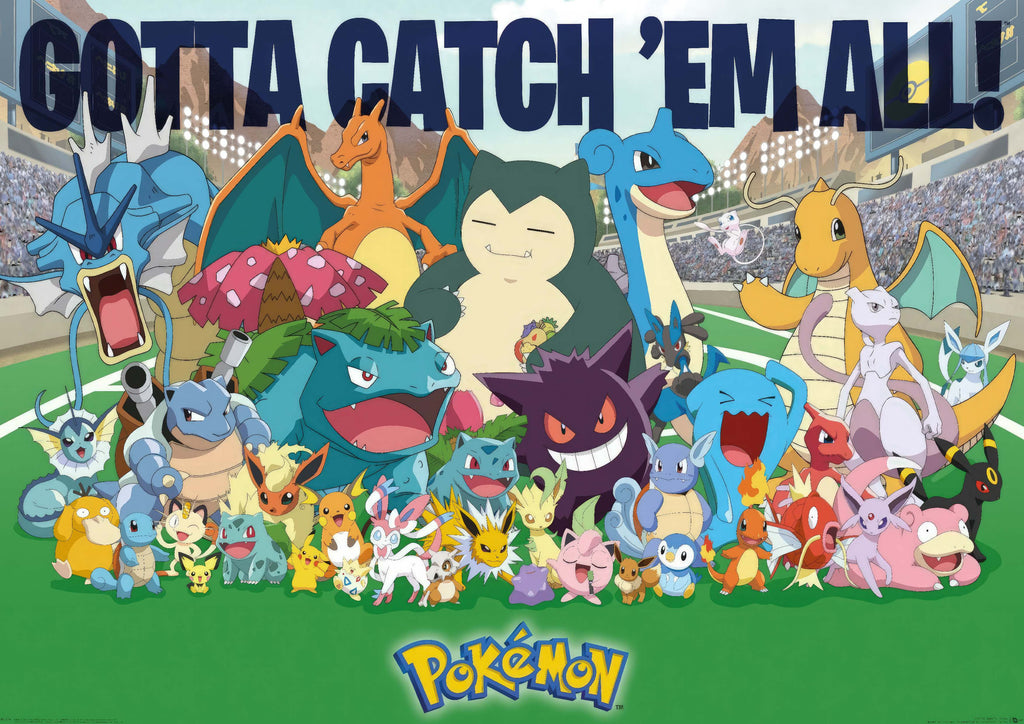 Premium Pokemon Anime Style 5 A2 Size Posters