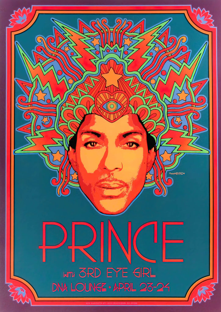 Premium prince Vintage Gig A4 Size Posters