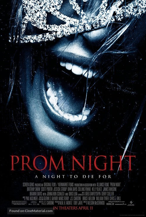 Pixie Posters Prom Night Movie Poster A2 Size