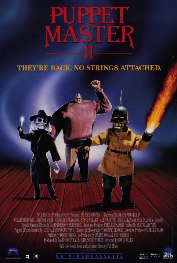 Premium puppet master ii A2 Size Movie Poster