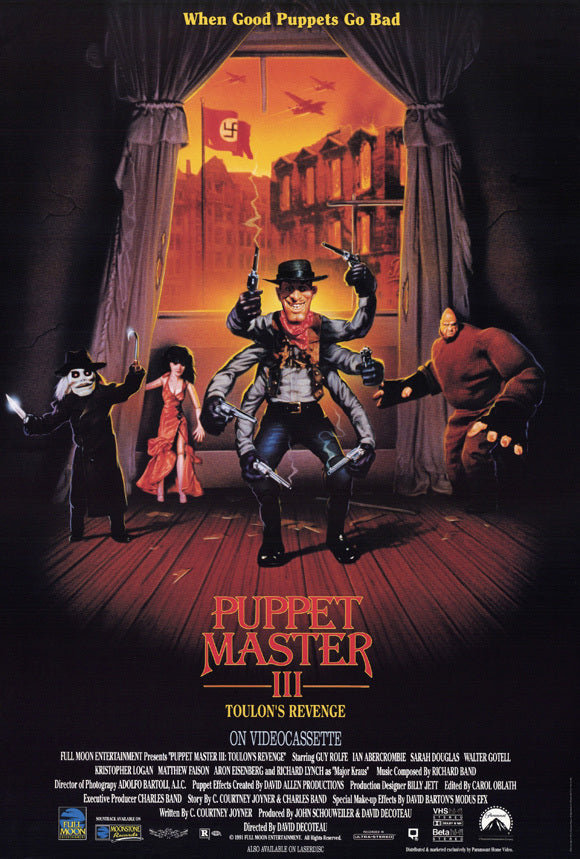 puppet master iii: toulon's revenge A2 Size Movie Poster-Pixel Demon