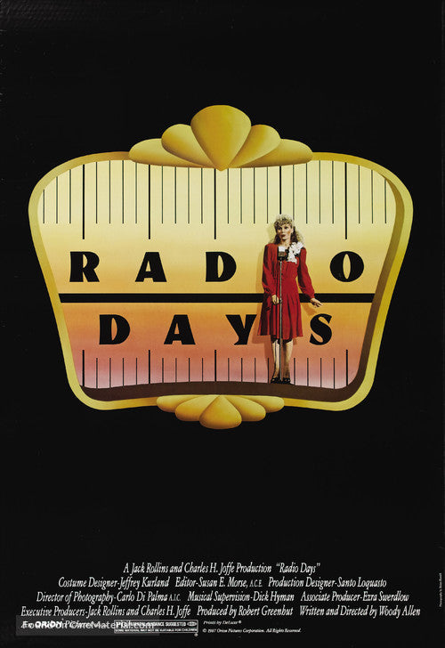 Pixie Posters Radio Days Movie Poster A2 Size