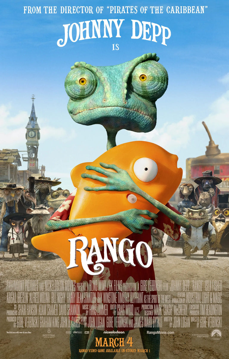 High Quality Rango A2 Size Movie Poster – Pixie Posters