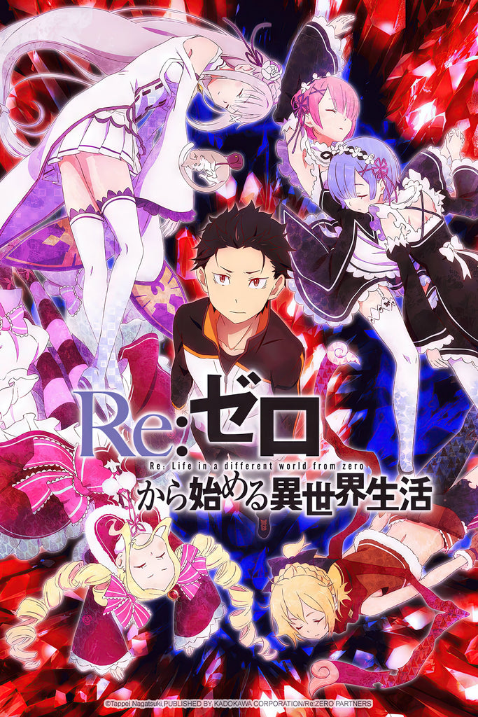 Premium Anime ReZero Starting Life In Another World A4 Size Posters