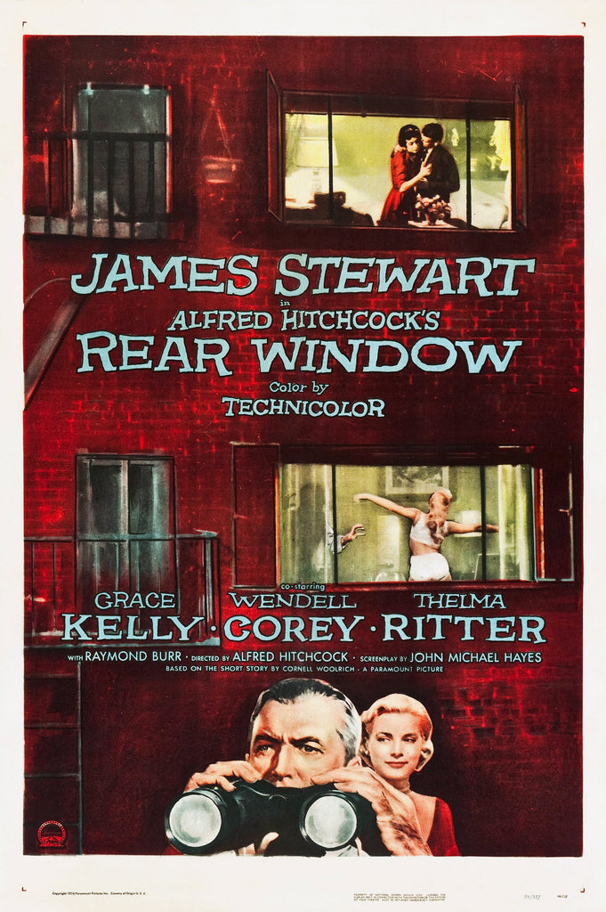 Premium Rear Window A3 Size Movie Poster