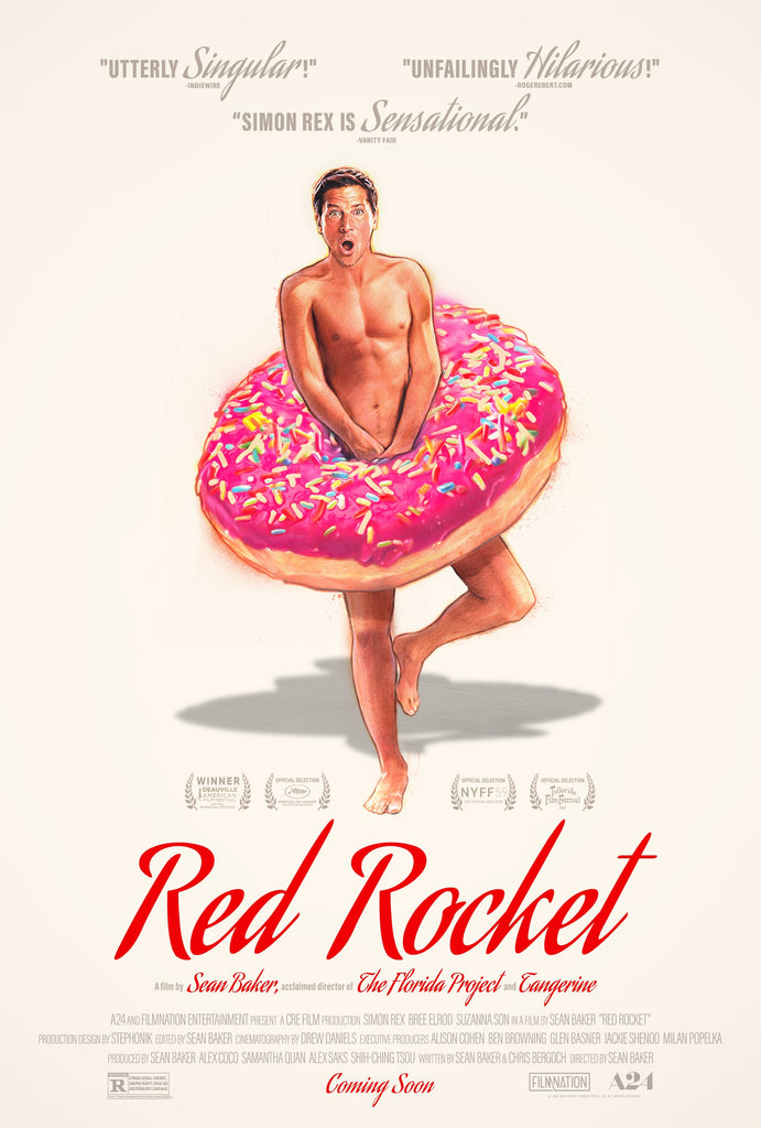Red Rocket A2 Size Movie Poster-Pixel Demon