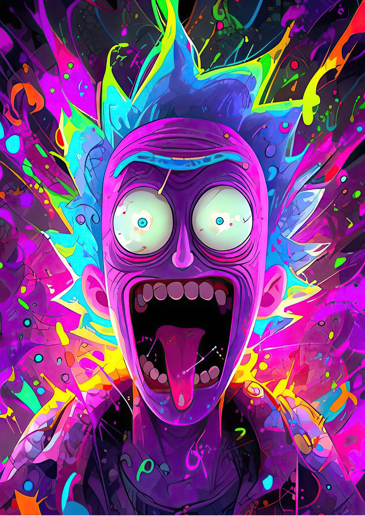 Premium Rick And Morty Option 16   A4 Size Posters