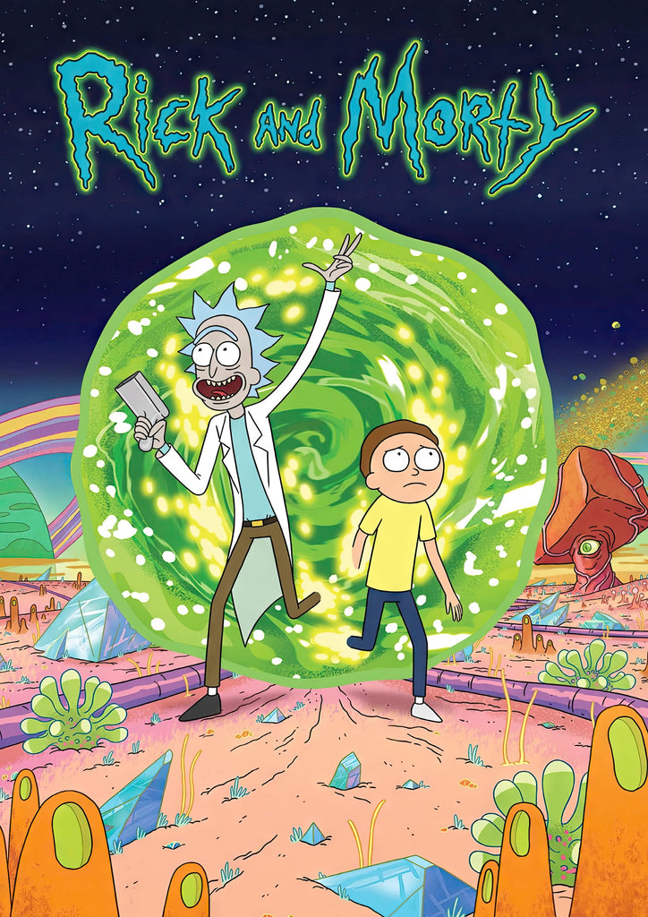 Premium Rick And Morty Option 18   A3 Size Posters