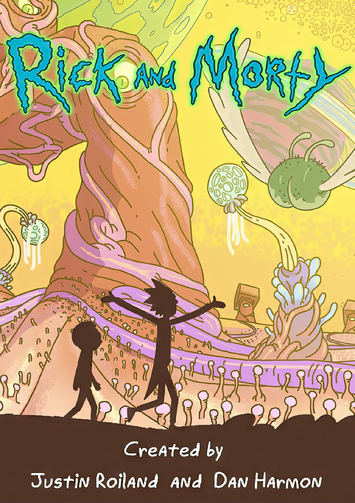 Premium Rick And Morty Option 2   A4 Size Posters