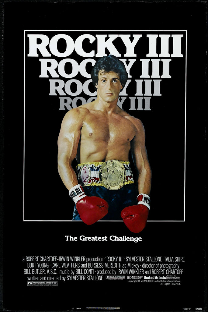 Premium Rocky III A4 Size Movie Poster