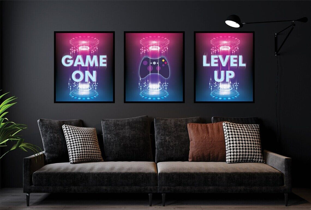 Gamer Wall Art Gaming ss Full Set A2 Size Posters-Pixie Posters