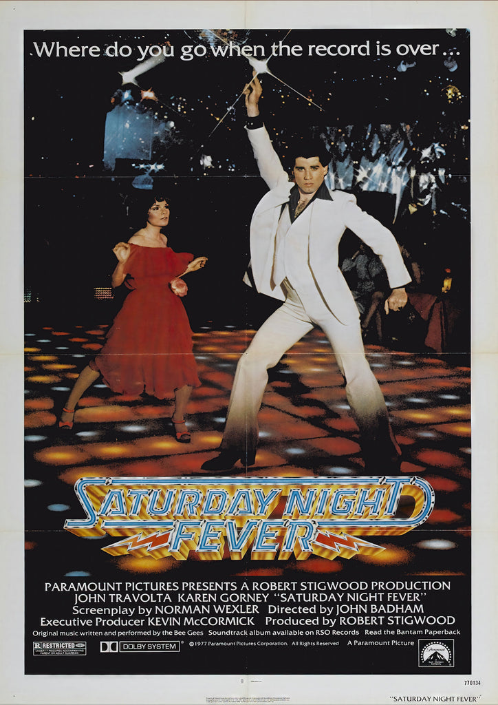 Premium Saturday Night Fever A2 Size Movie Poster
