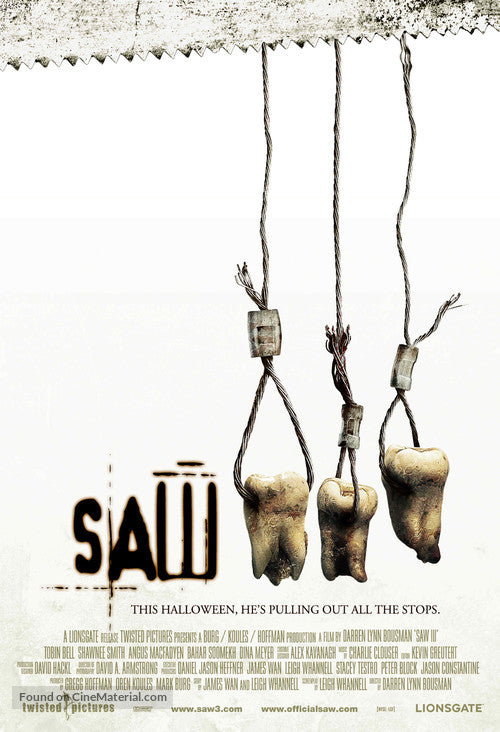Saw III A2 Movie Poster-Pixie Posters