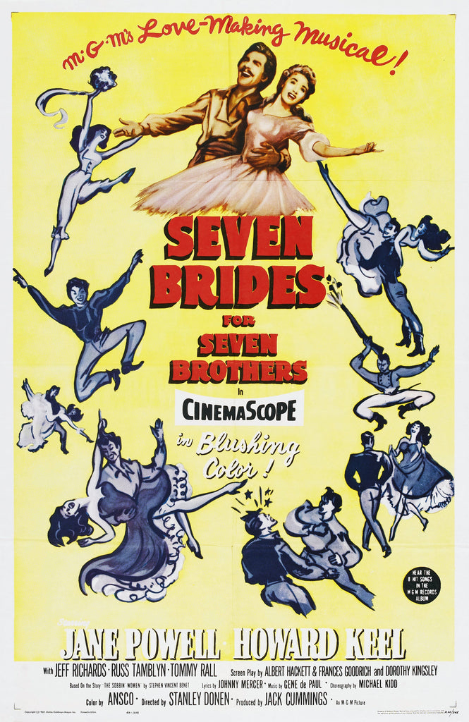 Seven Brides For Seven Brothers A2 Size Movie Poster-Pixel Demon