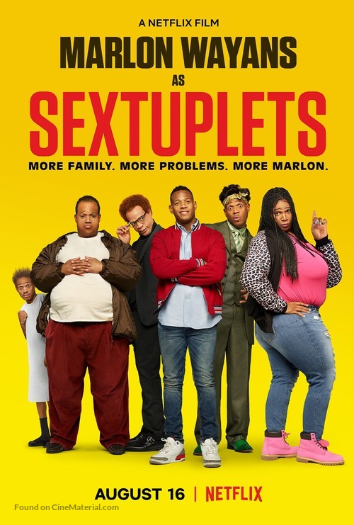 Pixie Posters Sextuplets Movie Poster A2 Size