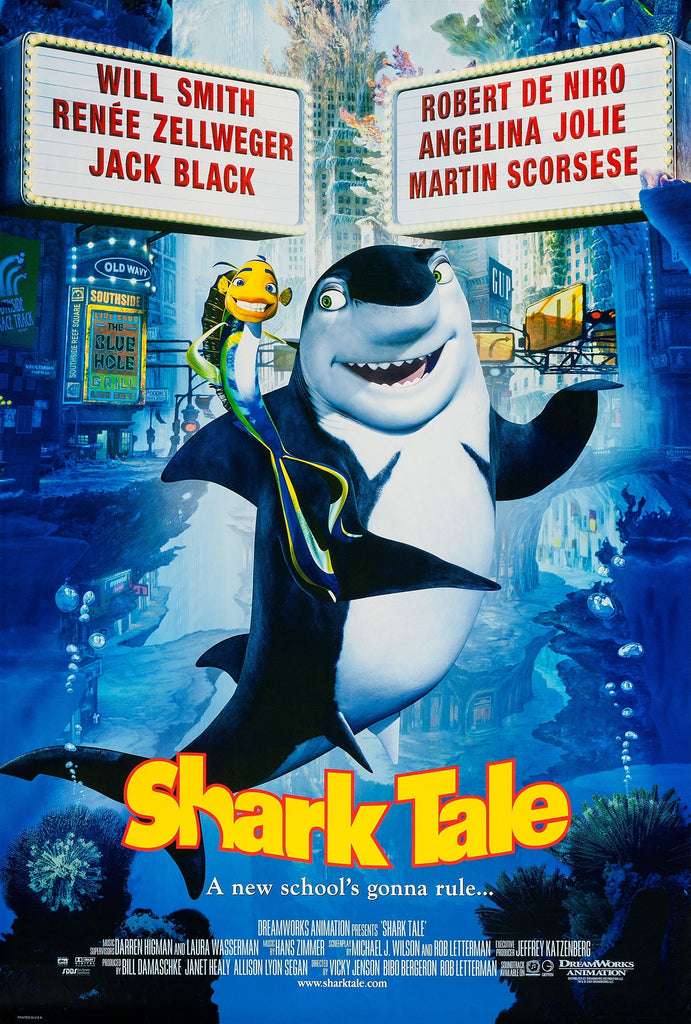 Premium Shark tale A2 Size Movie Poster