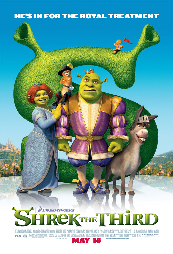 Premium Shrek The Third A2 Size Movie Poster