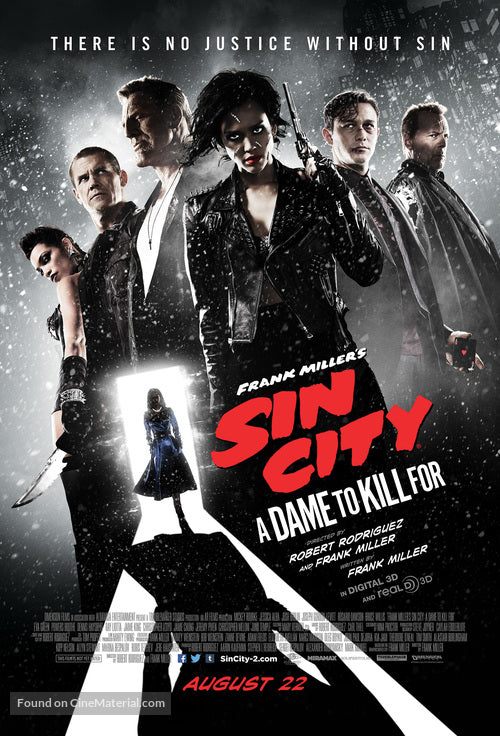 Sin City: A Dame to Kill For A2 Movie Poster-Pixie Posters