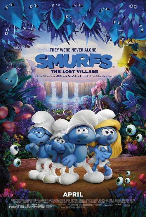 Smurfs: The Lost Village A2 Movie Poster-Pixie Posters