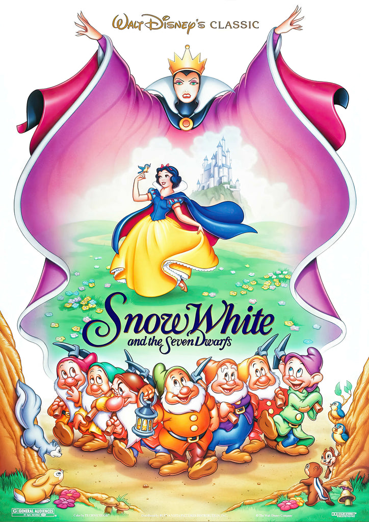Premium Snow white and the seven dwarfs A2 Size Movie Poster