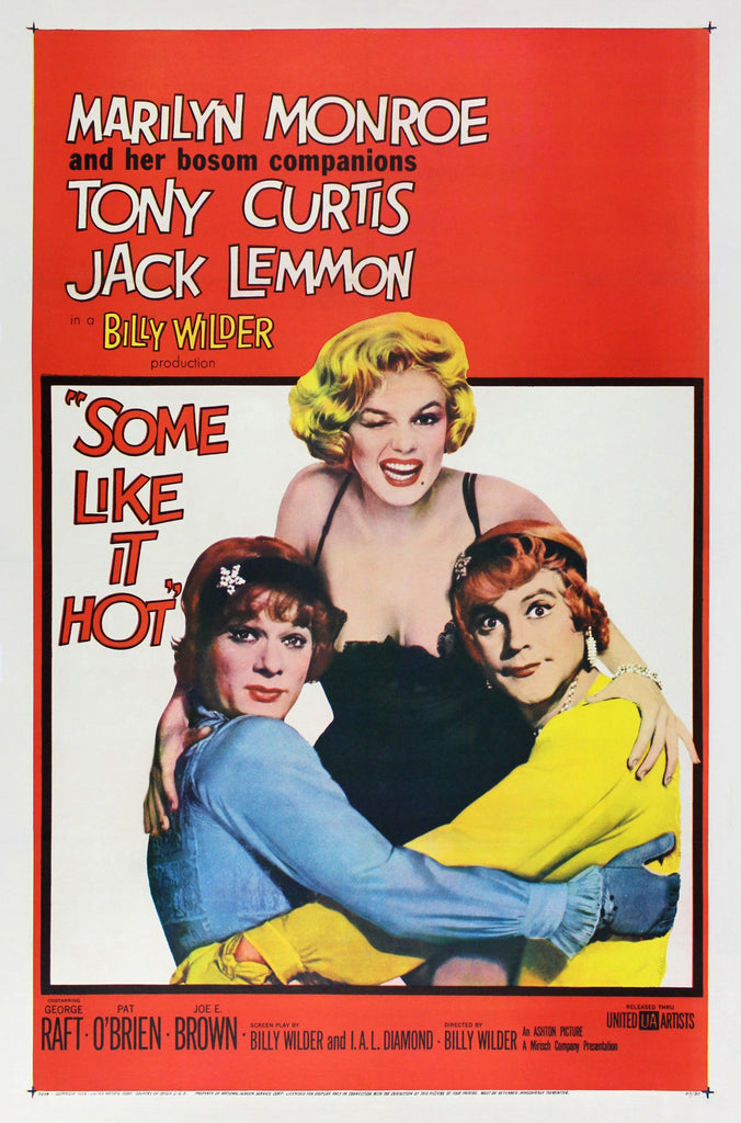 Premium Some Like It Hot A3 Size Movie Poster