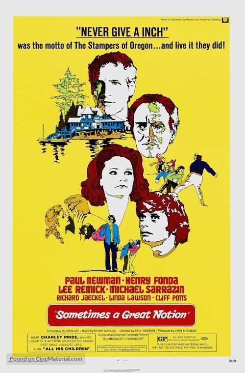Pixie Posters Sometimes a Great Notion Movie Poster A2 Size
