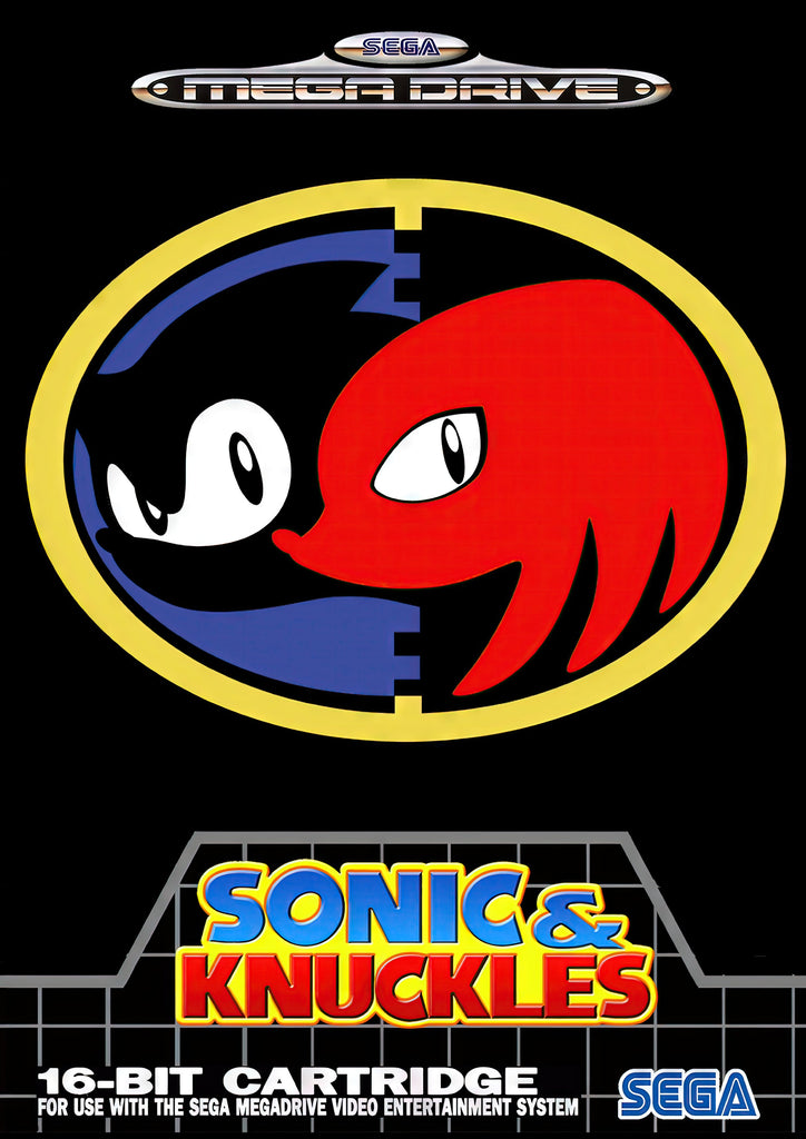 Premium 90s Sonic And Knuckles A2 Size Posters