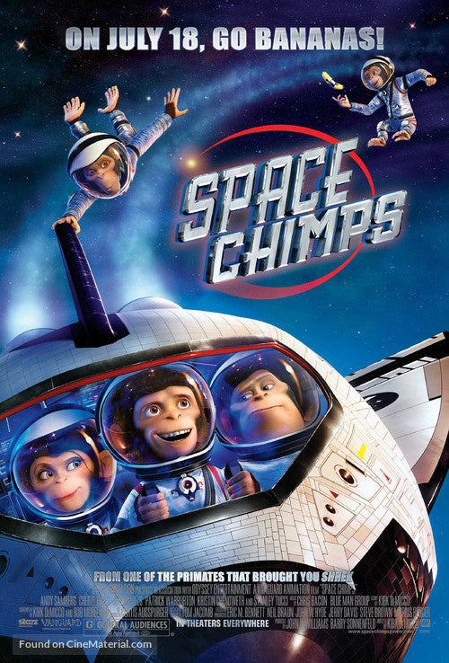 Pixie Posters Space Chimps Movie Poster A2 Size