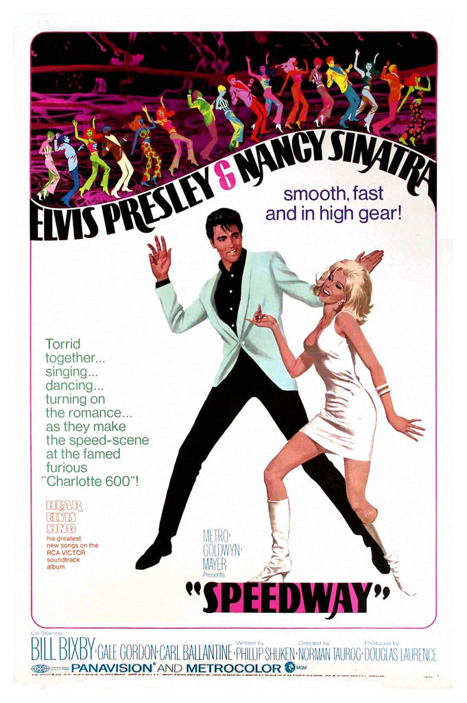 Premium Elvis Presley Speedway A2 Size Movie Poster